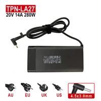 Cargador de CA de 20V, 14A, 280W, para portátil de juegos HP OMEN 16 17, G9 ZBook Fury, adaptador de corriente de TPN-LA27, 4,5x3,0mm