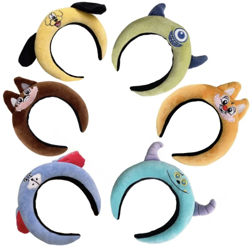

Disney Chip 'n' Dale Ears Headband Women Pluto Hairbands Sullivan Mike Headwear Girl Carnival Hair Accessories Kid Birthday Gift