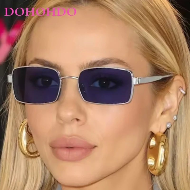 

Fashion Classic Metal Small Square Sunglasses Women Men Trendy Brand Designer Sun Glasses Travel Fishing Driving Shades UV400