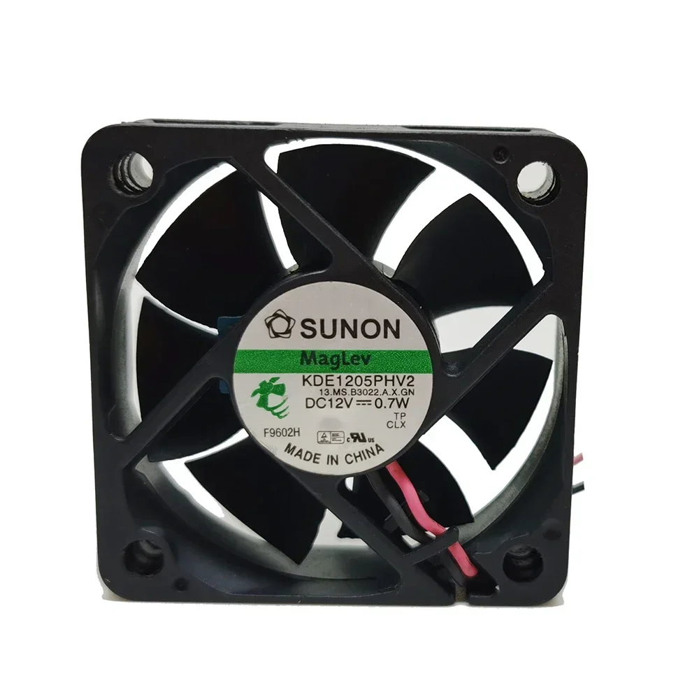 

+NEW for Sunon KDE1205PHV2 5015 5CM 50X50X10mm maglev fan ultra-quiet 12V 0.7W two lines 2-pack