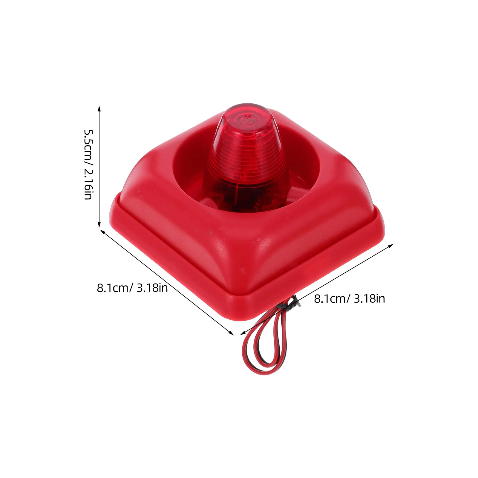 إنذار ضوء الصوت سطوع عالية وامض الأمن صفارة الإنذار الحرائق ستروب القرن لمراقبة سلامة المنزل المدرسة الصناعية #5