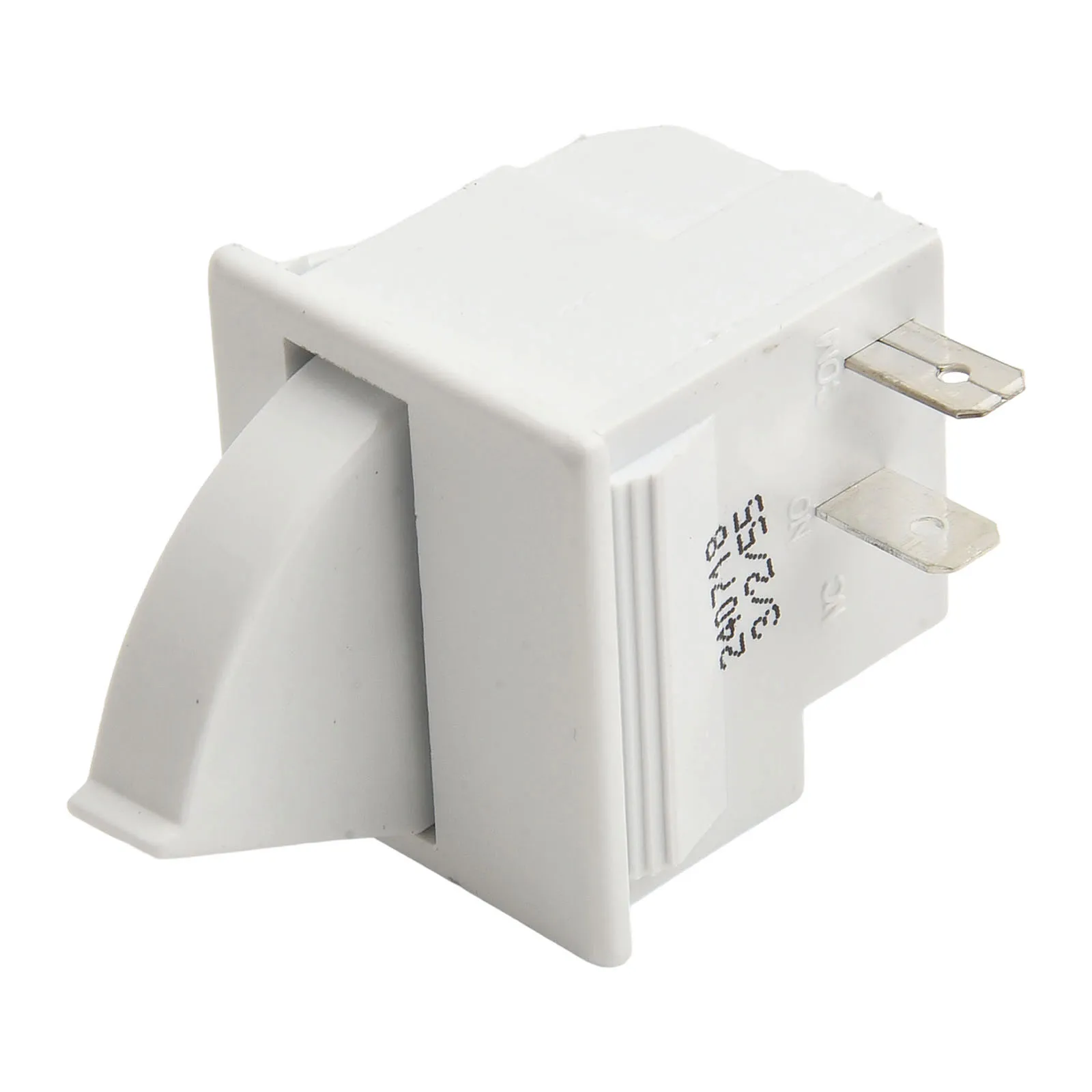 2 Pin Light Switch Fridge Light Switch Home Appliance Repair White Color High-temperature Resistant Normally Closed