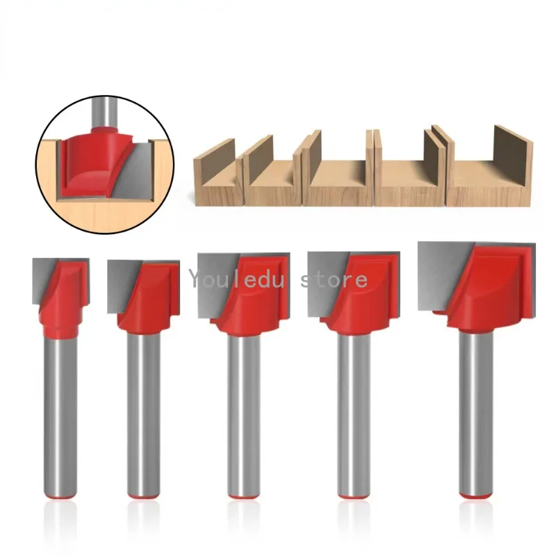 

4/5Piece Set of 6-Handle Bottom-Cleaning Knife Woodworking Milling Cutter Slotting Tool Engraving Machine CNC 6-Handle Botto