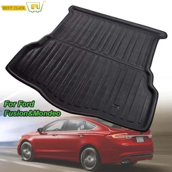 For Ford Fusion Mondeo 2013 2014 2015 2016 2017 2018 2019 Rear Trunk Boot MatLiner Cargo Floor Tray Carpet Mud Kick Protector