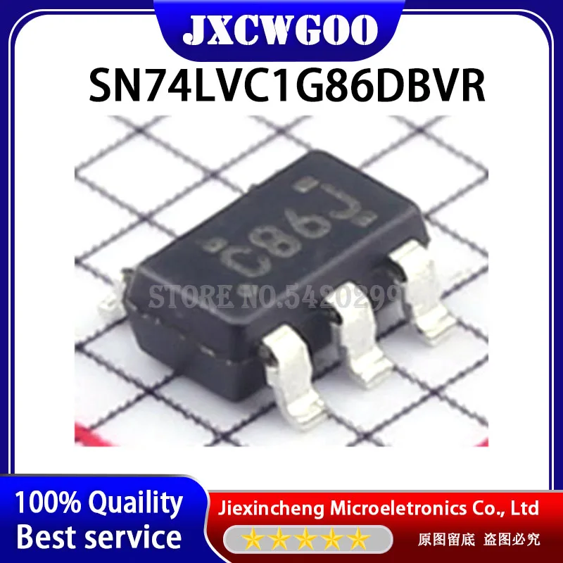 100PCS SN74LVC1G86DBVR C86* C86 C86F C86J SN74LVC1G86DBV SN74LVC1G86 SOT23-5 New Original