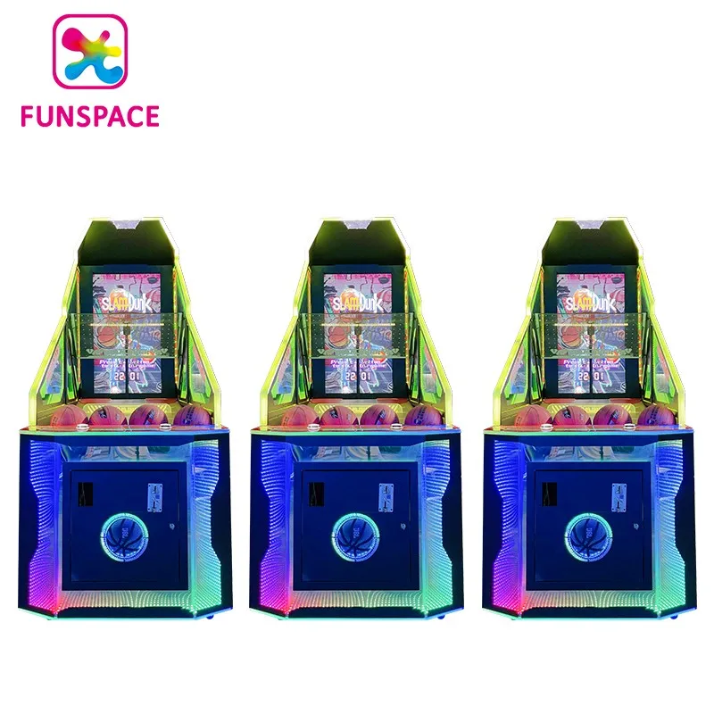 Funspace Coin Operated Machine Arcade Game Hoop Dreams Basketball Arcade Game Machine