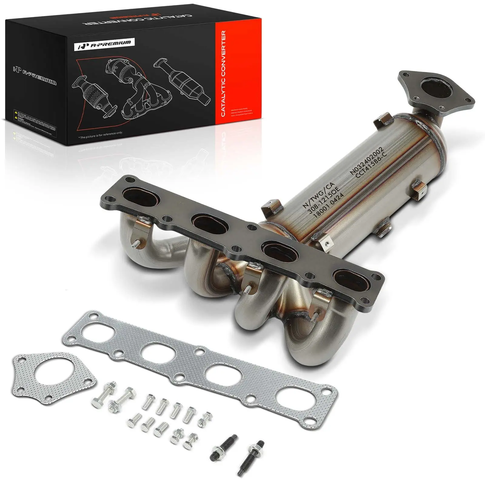 A-Premium Front Catalytic Converter for Jeep Cherokee 2015-2020 Compass 2017-2022 Dodge Dart 2015-2016 Chrysler 200 2015-2017