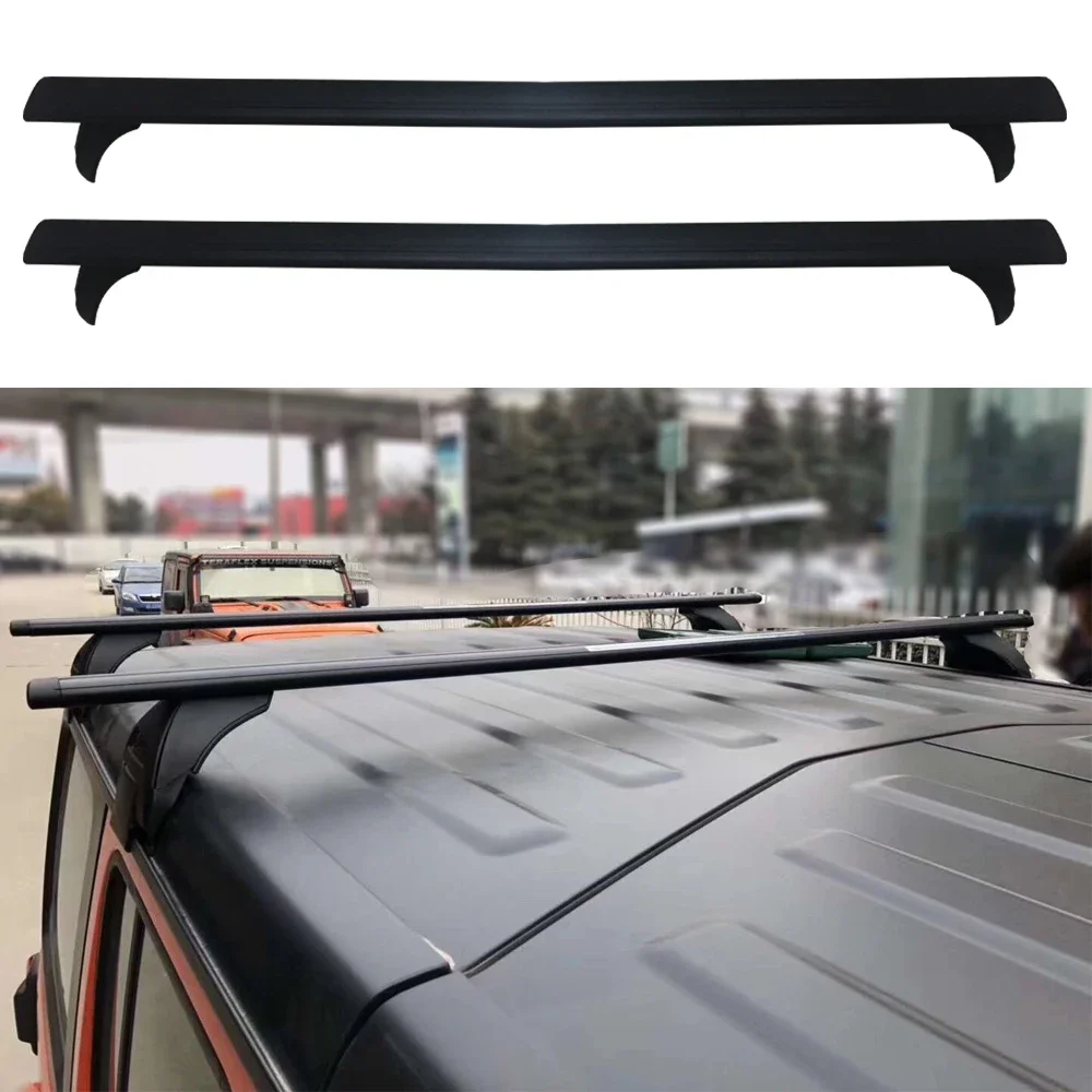 

Roof Rack Luggage Rack Roof Cross Bar Aluminium Alloy For Jeep Wrangler JK JL LantSun JL1068