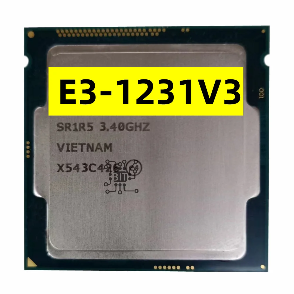Procesor Xeon E3-1231V3 3,40 GHz 8 M LGA1150 Czterordzeniowy procesor stacjonarny E3-1231 V3 E3 1231 V3 E3 1231V3 — zdjęcie produktu 2