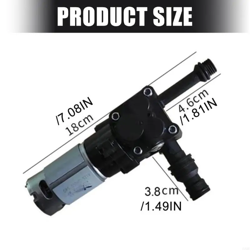 2026 New Wash Machine Accessory Plastic Metal Construction Water Pump Plunger Pump view 6