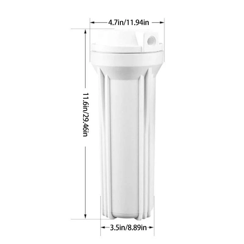 10 بوصة عكسية التناضح المياه فلتر مرشح الإسكان قذيفة مرشح الغشاء للمنزل