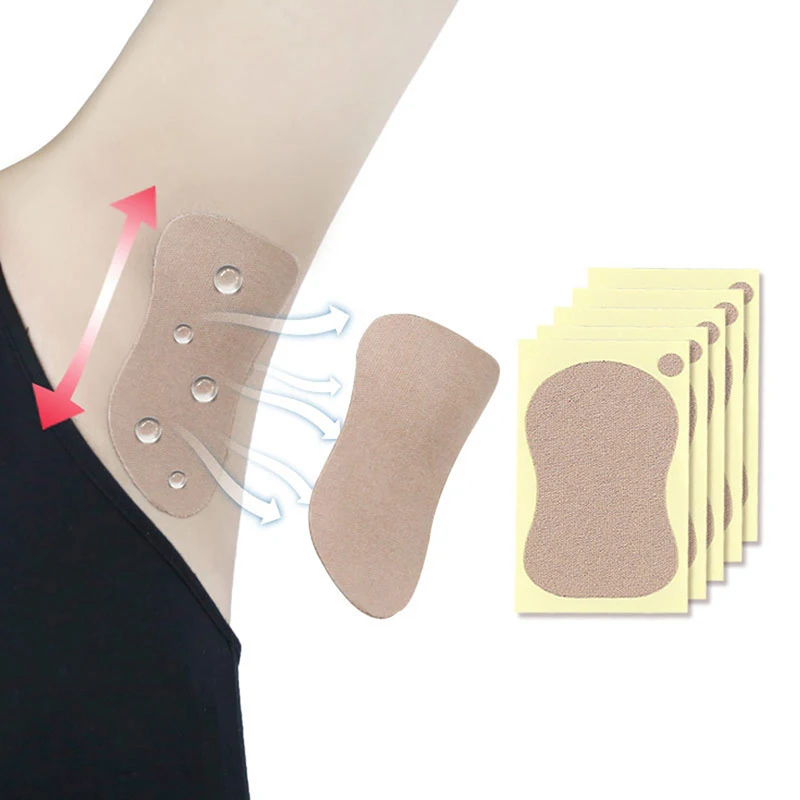 10Pcs Deodorant Armpit Sheet Dress Clothing Shield Sweat Perspiration Pad Absorbing Underarm Sweat Guard Pads Antiperspiran