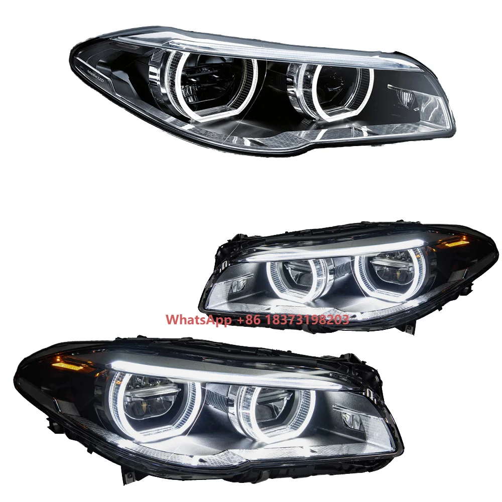 

AKD светодиодный проектор DRL фары для F10 F18 2010-2016 Стайлинг автомобиля 520i 525i 530i автоаксессуары 6000K цвет 12 В