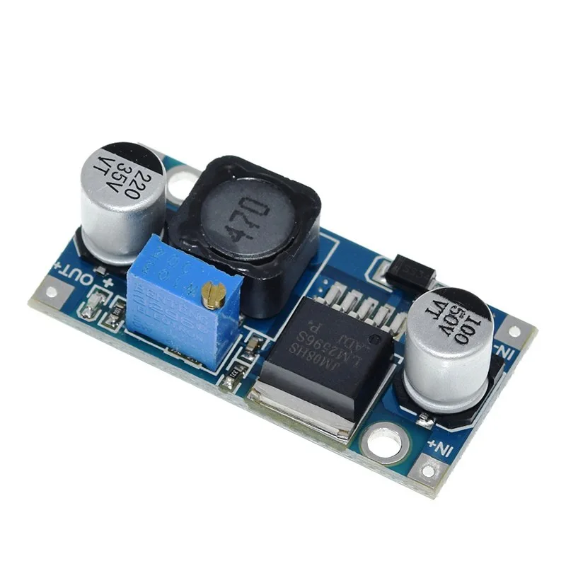 LM2596s DC-DC 스텝 다운 전원 공급 장치 모듈, 조절 가능한 스텝 다운 모듈, LM2596 전압 조정기, 24V, 12V, 5V, 3V, 3A, 2 개