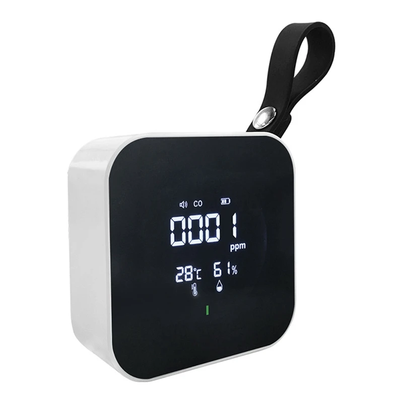 3 In 1 Carbon Monoxide Tester Indoor Air Quality Meter Detects CO Temperature Humidity For Kitchen Camping Dining Room
