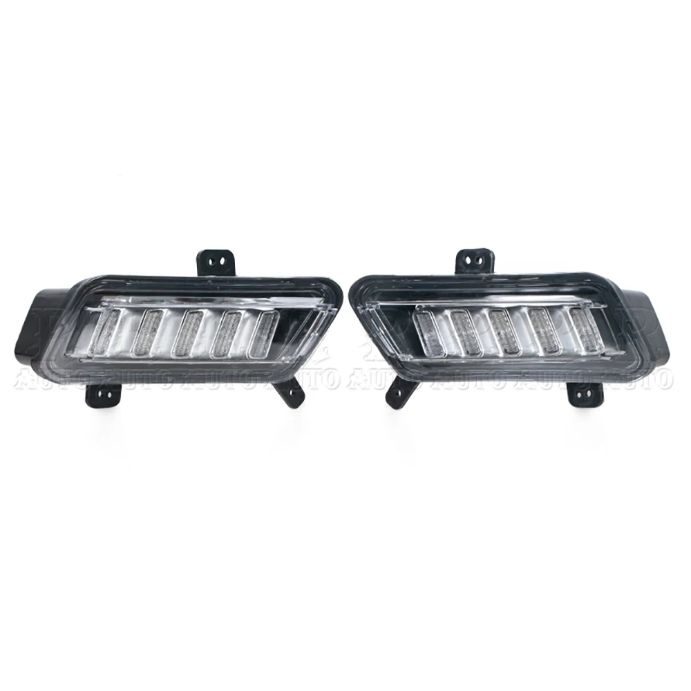 R-AUTO Car LED DRL Fit For LIFAN LF X50 Daytime Running Light Front Bumper Fog Light AAB4115100 AAB4115200 For Car High Quality
