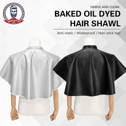 Barber Waterproof Hair Coloring Apron Haircut Cape Hair Dye Shawl Cloth Hairdresser Durable Hairstyling Tools