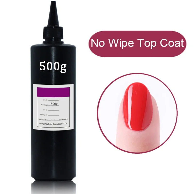 500/250G Base Gel Geen Veeg Top Coat Hoge Kwaliteit Langdurige Losweken Uv Gel Nagellak hybrid Gel Vernis Zonder Kleverige Laag