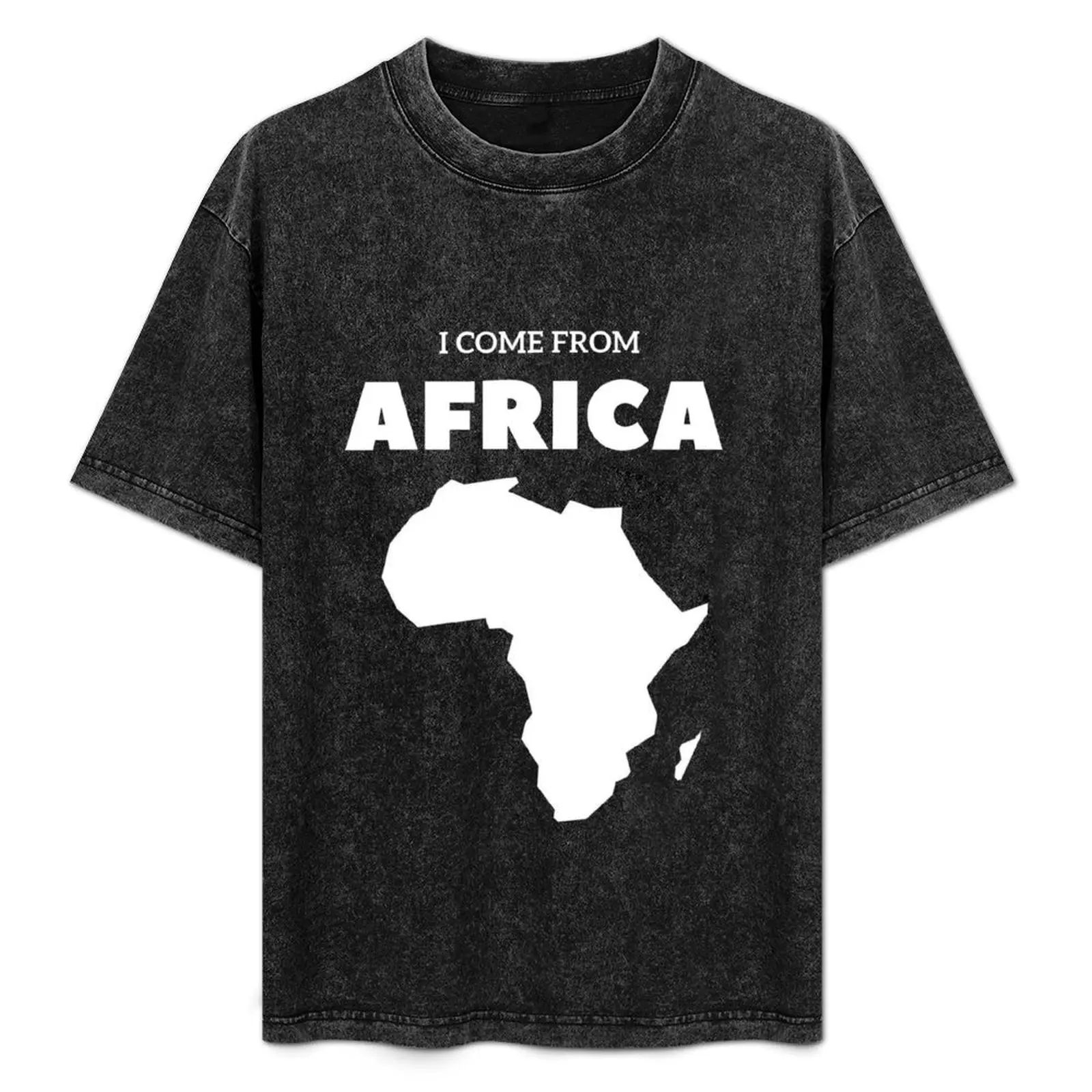 

I Come From Africa T-Shirt sweat anime clothes black t-shirts for men