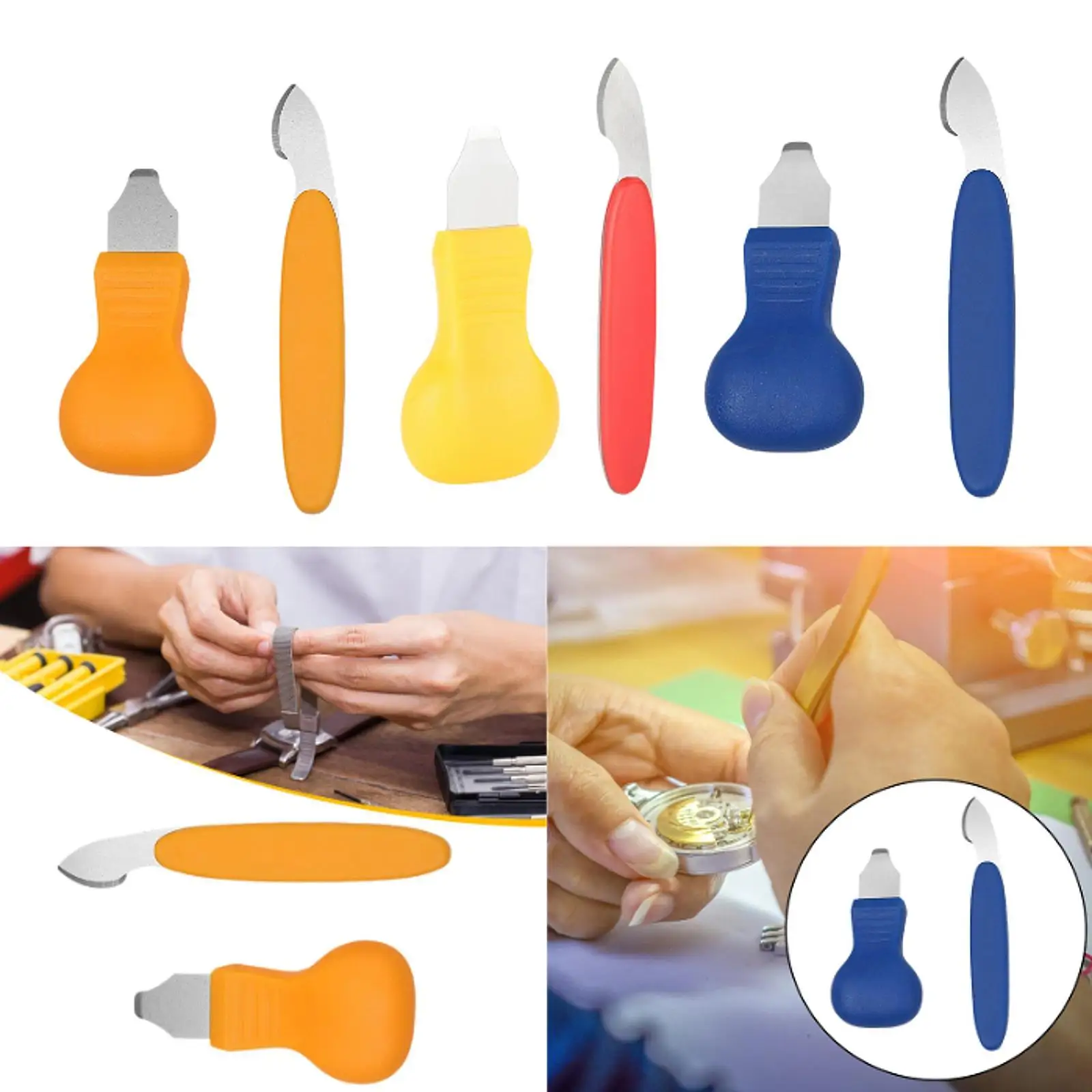 2x Watch Back Cover Remover Tool Kit Rustproof for Replacement Home Repairs