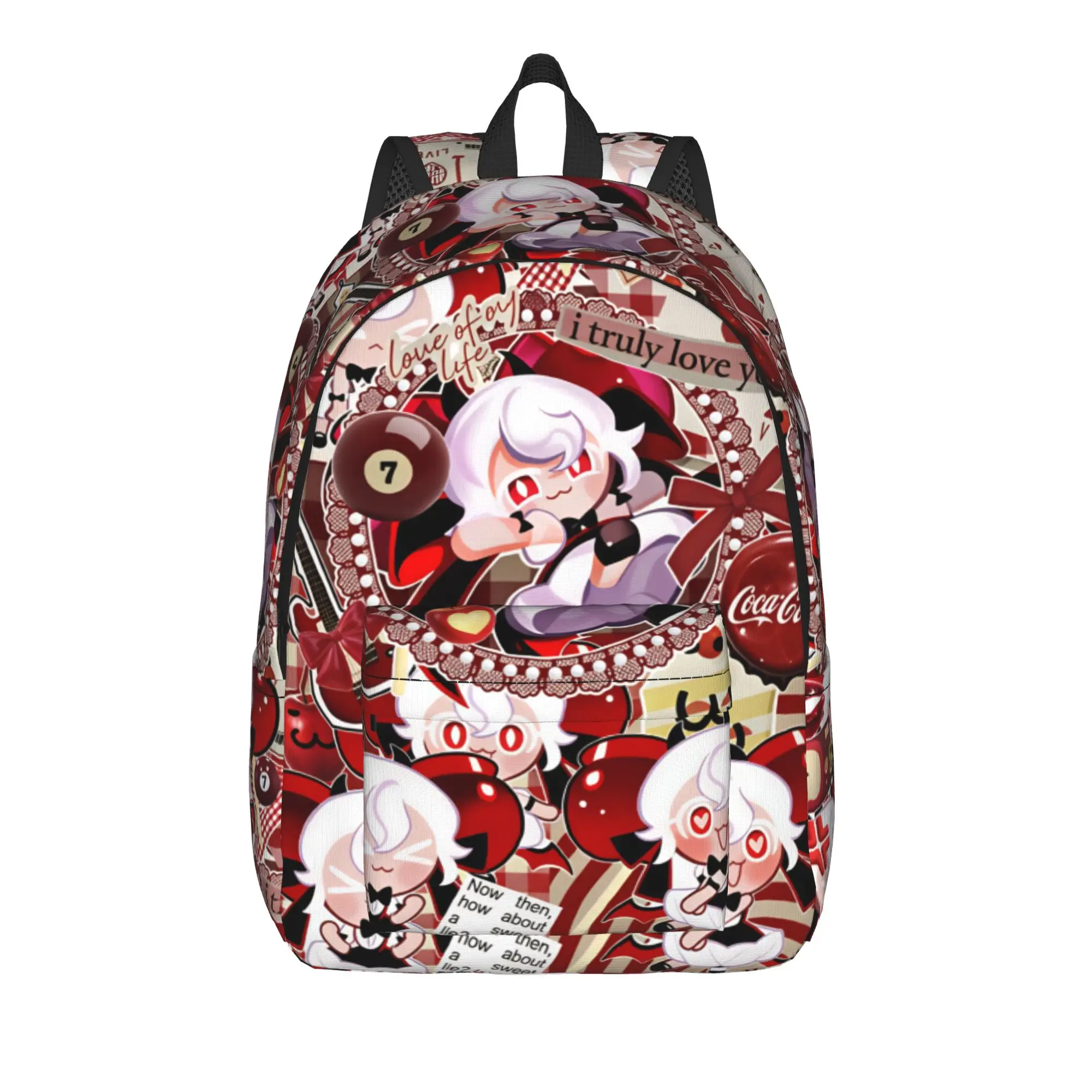 Shadow Milk  (18) Backpack Cookie Run Kingdom Workout Backpacks Student Unisex Fun School Bags Design Print Rucksack