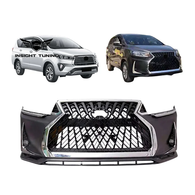 

PP Plastic LX Design Facelifts Car Bumper Bodykit 2015-2022 for Toyota Innova Crystal Body Kit