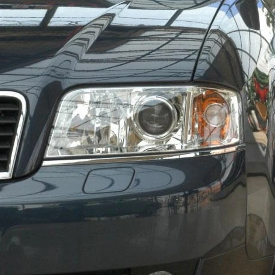 

Для Audi A6 C5 2003 2004 2005 авто аксессуар автомобильная база фары корпус задняя задняя крышка фары объектив
