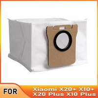 1/2/4PCS Dust Bag For Xiaomi Robot Vacuum X20+ X10+ X20 Plus X10 Plus Parts Accessories Non-woven Fabric Disposable Bag