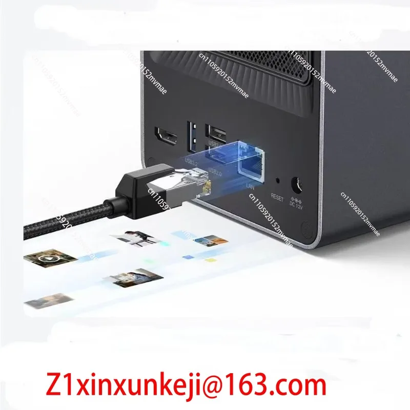 U-GREEN DXP4800 Plus NAS Storage Server 8505 CPU 8gb DDR5 RAM 128G SSD 2.5GbE 4k Diskless USB Port in Stock