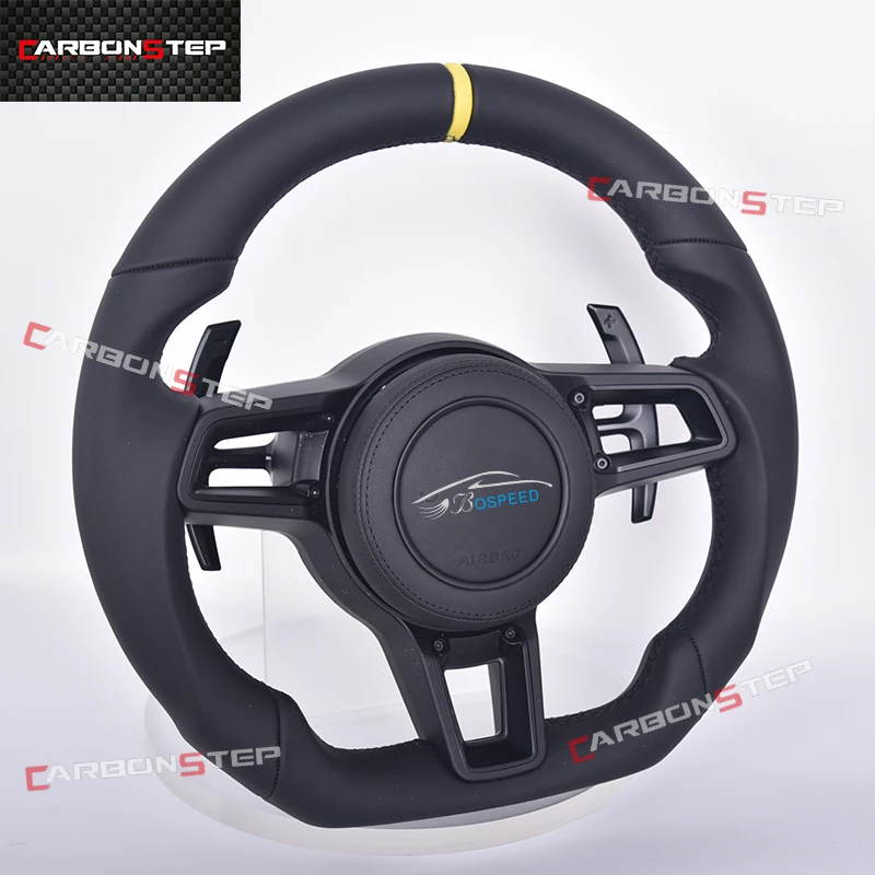 

Fit For Porsche Cayenne Macan 997 Panamera 911 958 970 Taycan 957 955 944 987 718 Sports Cars Carbon Fiber LED Steering Wheel