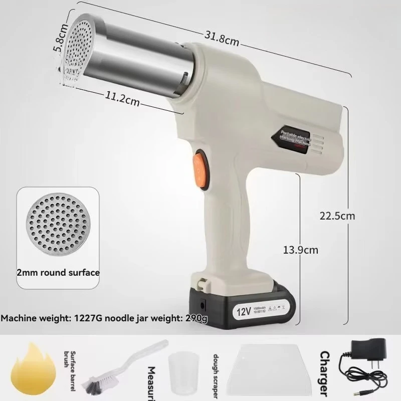 Home Electric Handheld Noodle Making Machine, Fully Automatic Pasta Press