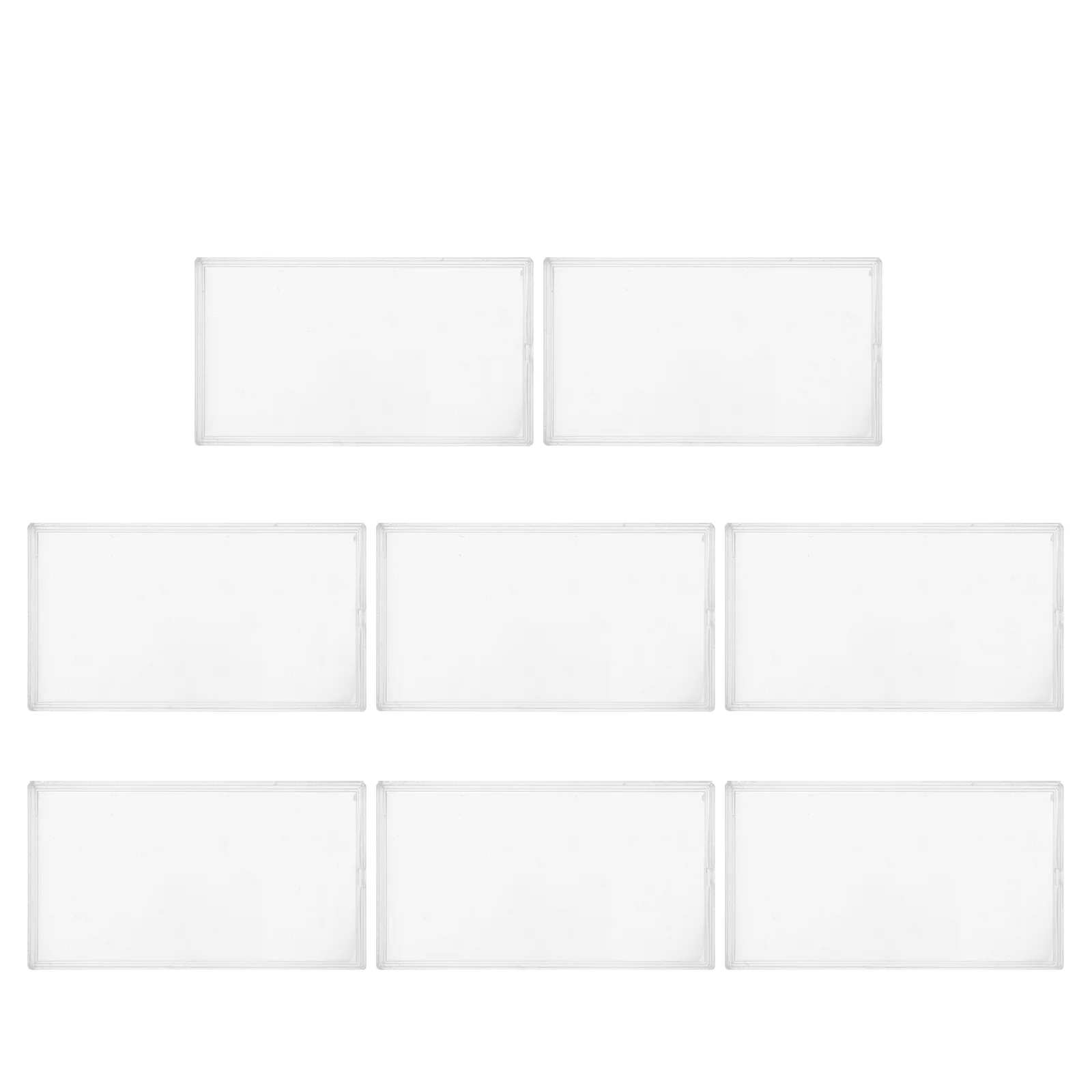 8-шт дисплей коробка для сбора банкнот защитный держатель для монет прозрачный контейнер