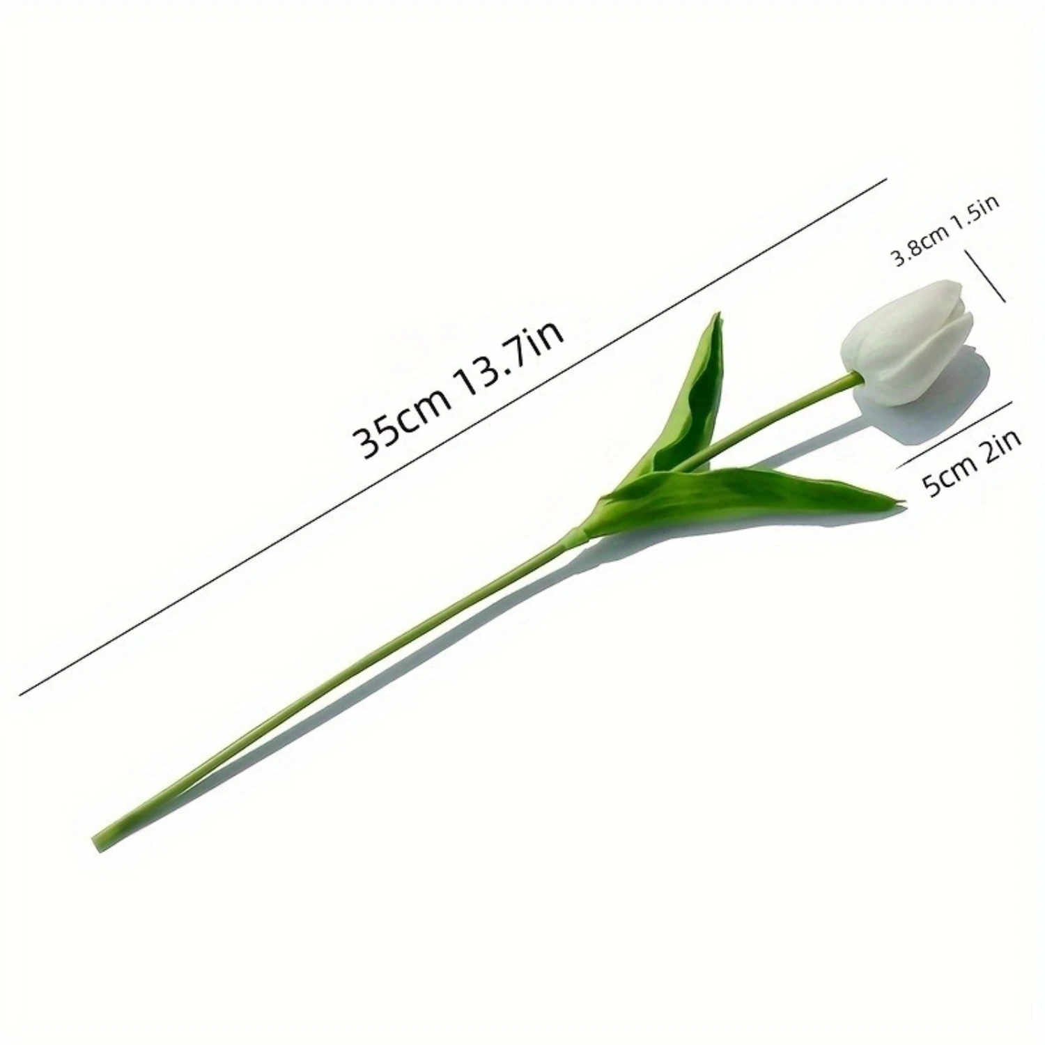 20pcs Artificial tulip Silk Fake Flowers 13.5 inches for Mother's Day, Easter, Valentine's Day Gift Bulk  Kitchen Wedding Decora