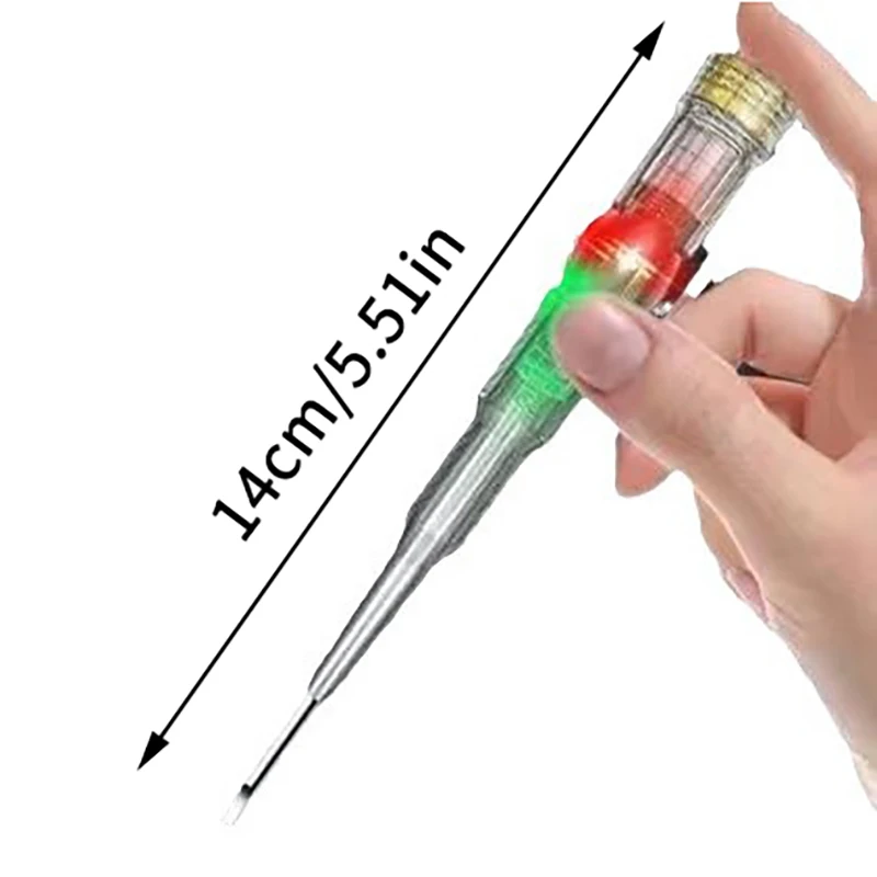 Test Pen Color Double Light Sensor Beep Alarm Electrician Test Broken Zero Fire Wire Detection Pen High Bright Electrician Pen