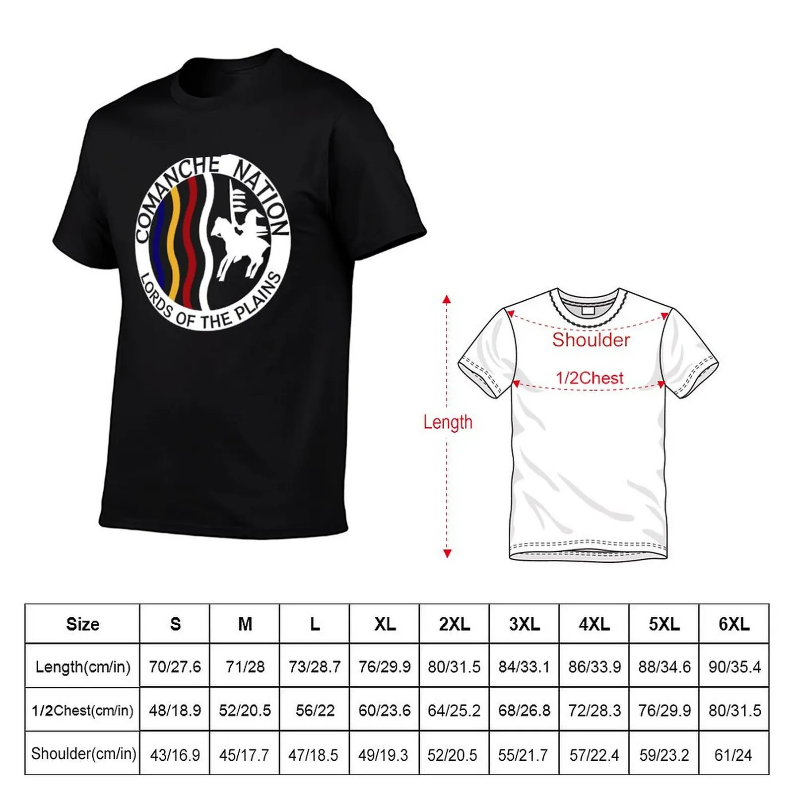 Comanche Nation Seal T-Shirt Water Resistant Casual T-Shirt