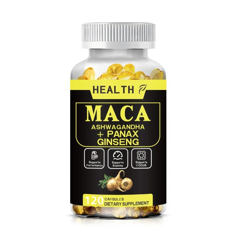 Hot Selling Plant Root Extract Edible Capsules Helps Energy Male Performance vegetarian capsules For Adult