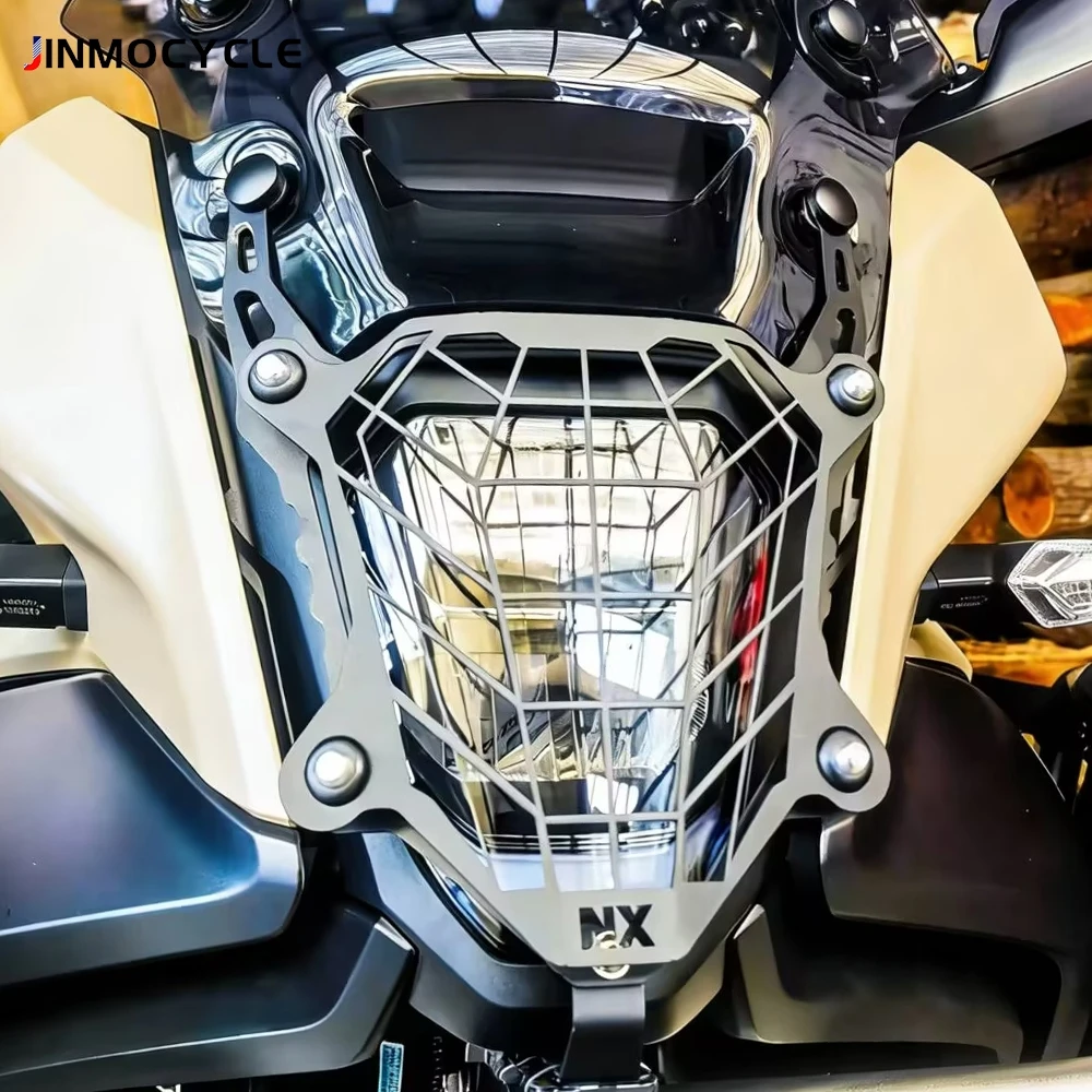 

For Honda nx500 2024 2025 NX500 E-Clutch 2026 Motorcycle Accessories NX 500 Headlight Grille Guard Cover Protector nx 500 Parts