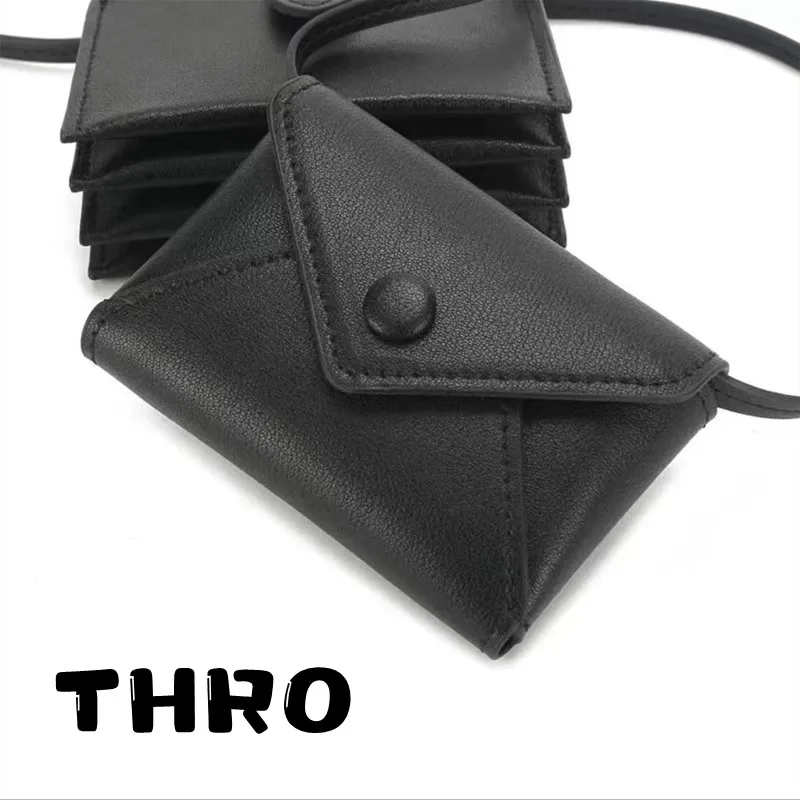 

TH RO Classic Mini Change Foreskin Leather Minimalist Retro Envelope Bag for Women Top Quality Portable Diagonal Cross Bag