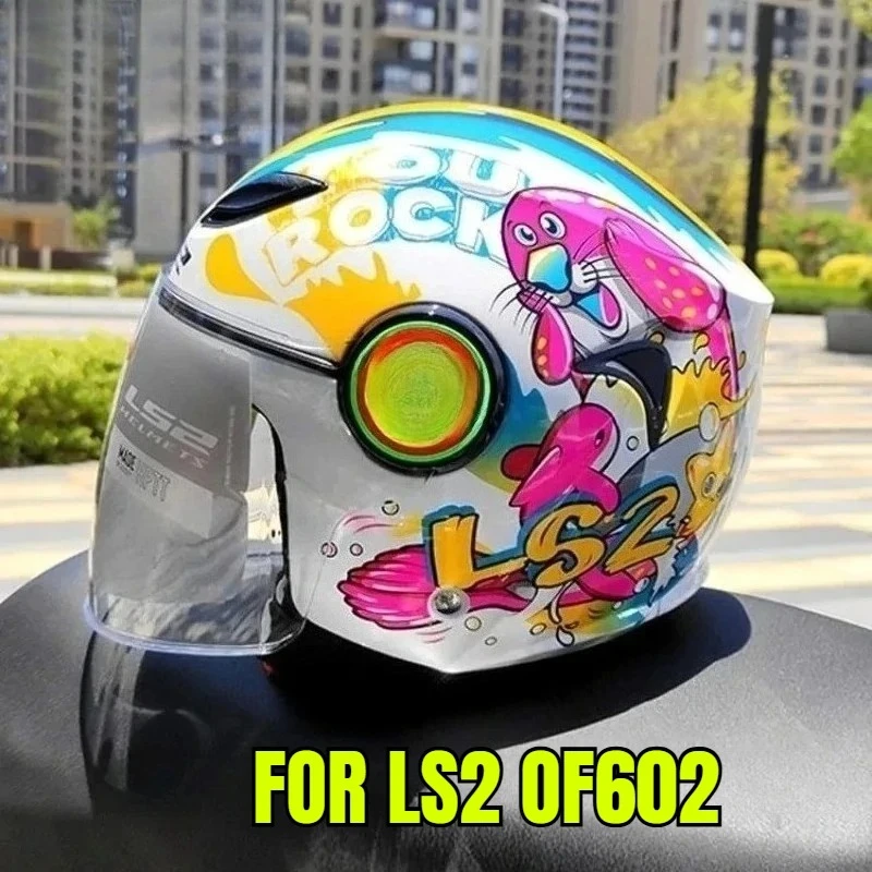 

Детский мотоциклетный шлем FUNNY OF602, открытый шлем-полумаска для детей, для скутера и мотоцикла, AA