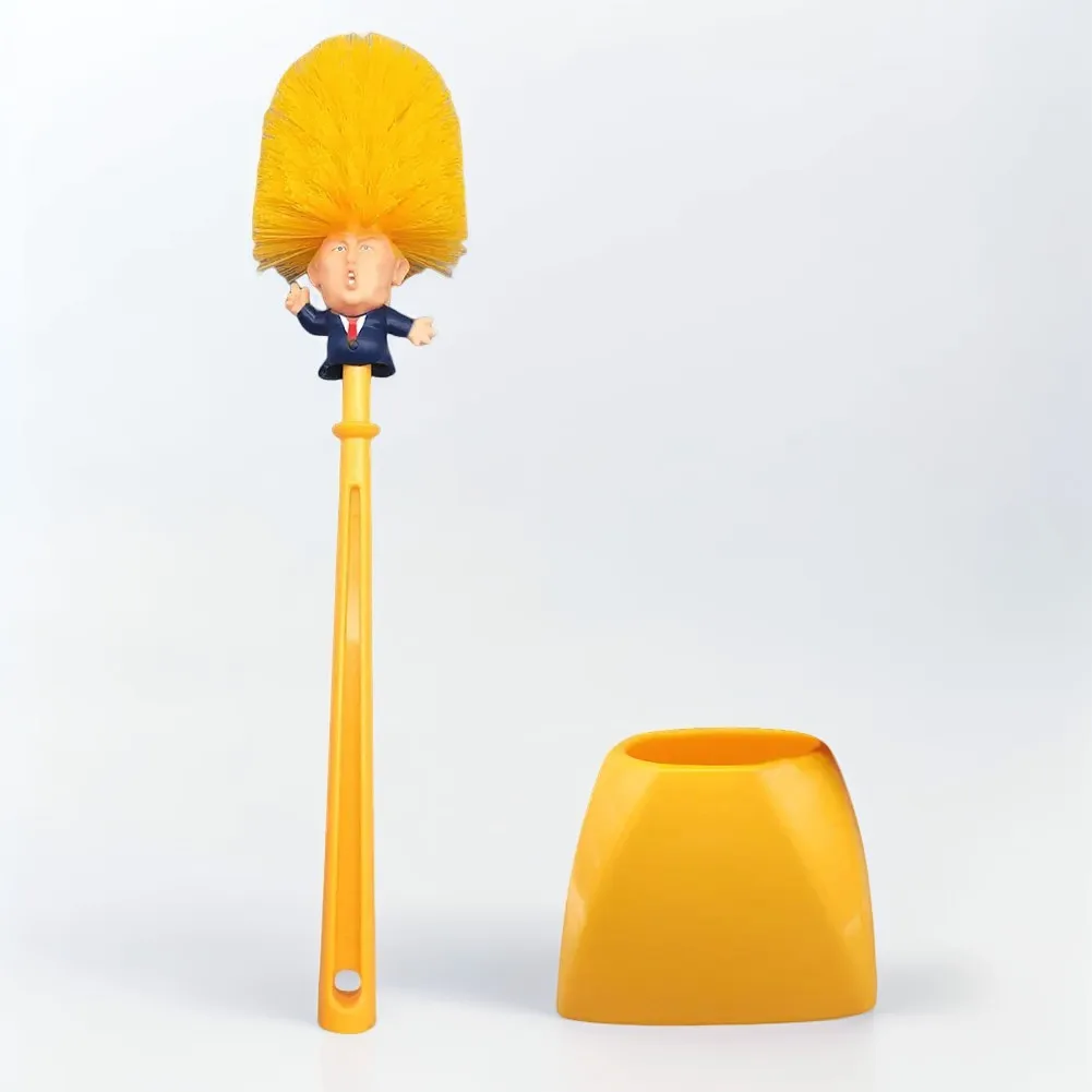 Donald Trump Bathroom Cleaning Brush Funny Trump Toilet Cleaning Brush Novelty Gifts Toilet Bowl Brush Bathroom Cleaning Tools