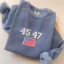 45 47 Comfort Colors Sweatshirt, 45 47 Shirt, Trump 2024 Sweatshirt, Trump Shirt, Trump 2024 Shirt,MAGA Sweatshirt, Trump Girl,