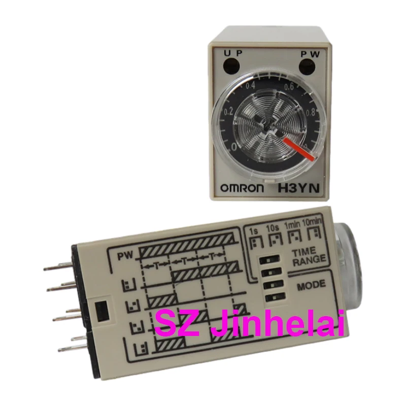 Omron H3YN-2 H3YN-4 AC200-230V 24VDC Authentic Original Baseus Relay Time Delay