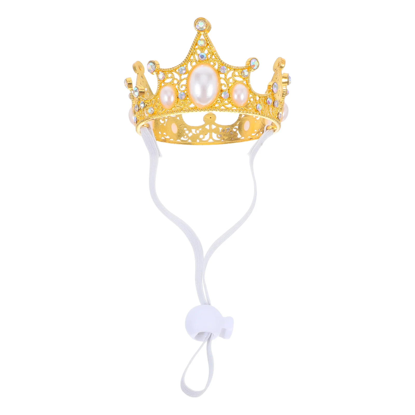

Pet Crown Headband Adjustable Cat Headdress Birthday Wedding Party Holiday Decoration Photoprop For Small Large