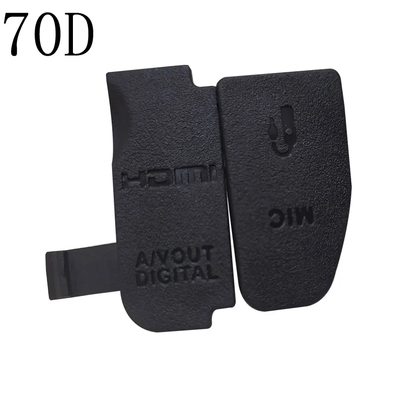 1set New USB/HDMI-compatible DC IN/VIDEO OUT Rubber Door Bottom Cover For Canon EOS 5D 6D 7D 5D3 600D 70D 400D 450D 550D Camera