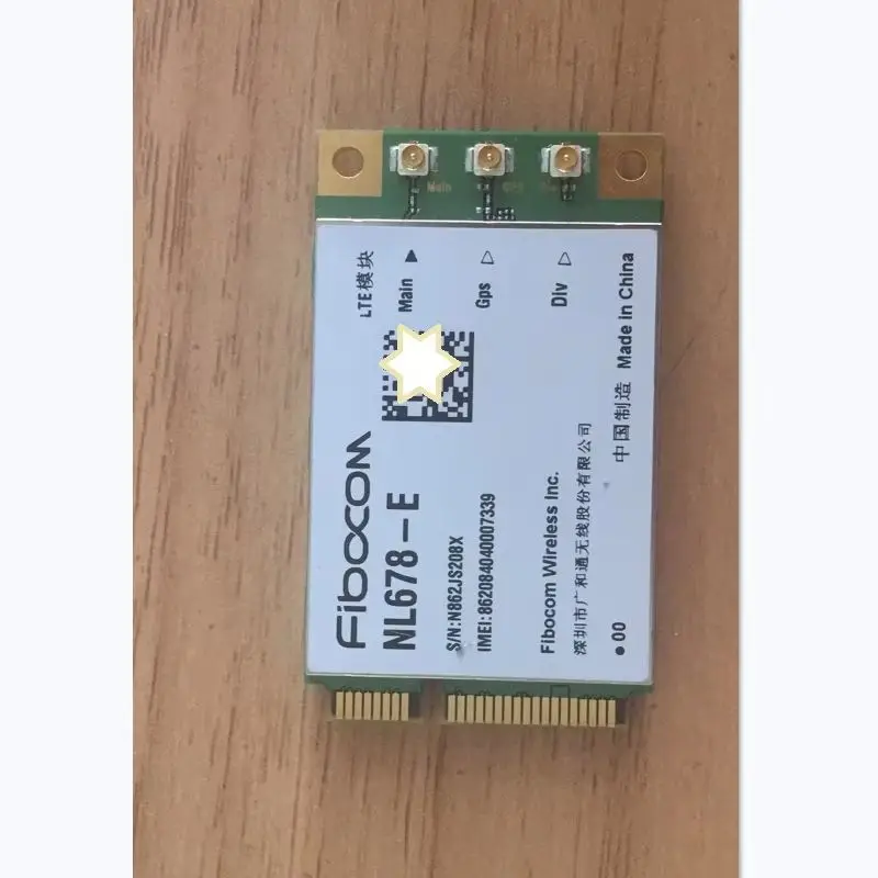1pcs Fibocom NL678-E 4G LTE Cat6 Minipcie module LTE-FDD/ LTE-TDD/ WCDMA 300Mbps DL 50Mbps UL for Europe 100% New&Original