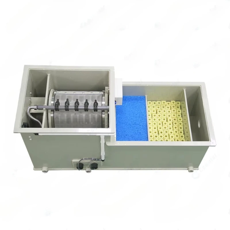 

Koi pond filtration system Biological medium Drum filtration Koi pond aquaculture equipment