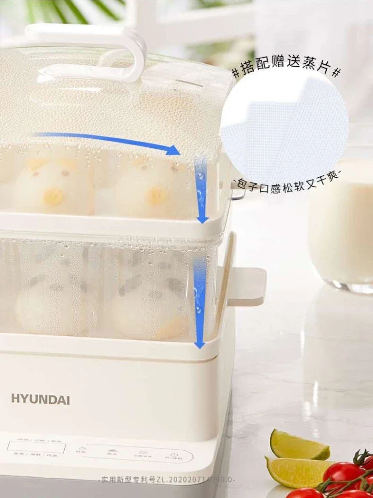 هيونداي طباخ آلة مبخرة كهربائية لفات الأرز أجهزة مطبخ الأواني مطعم الزلابية وعاء تبخير عموم البخار الغذاء