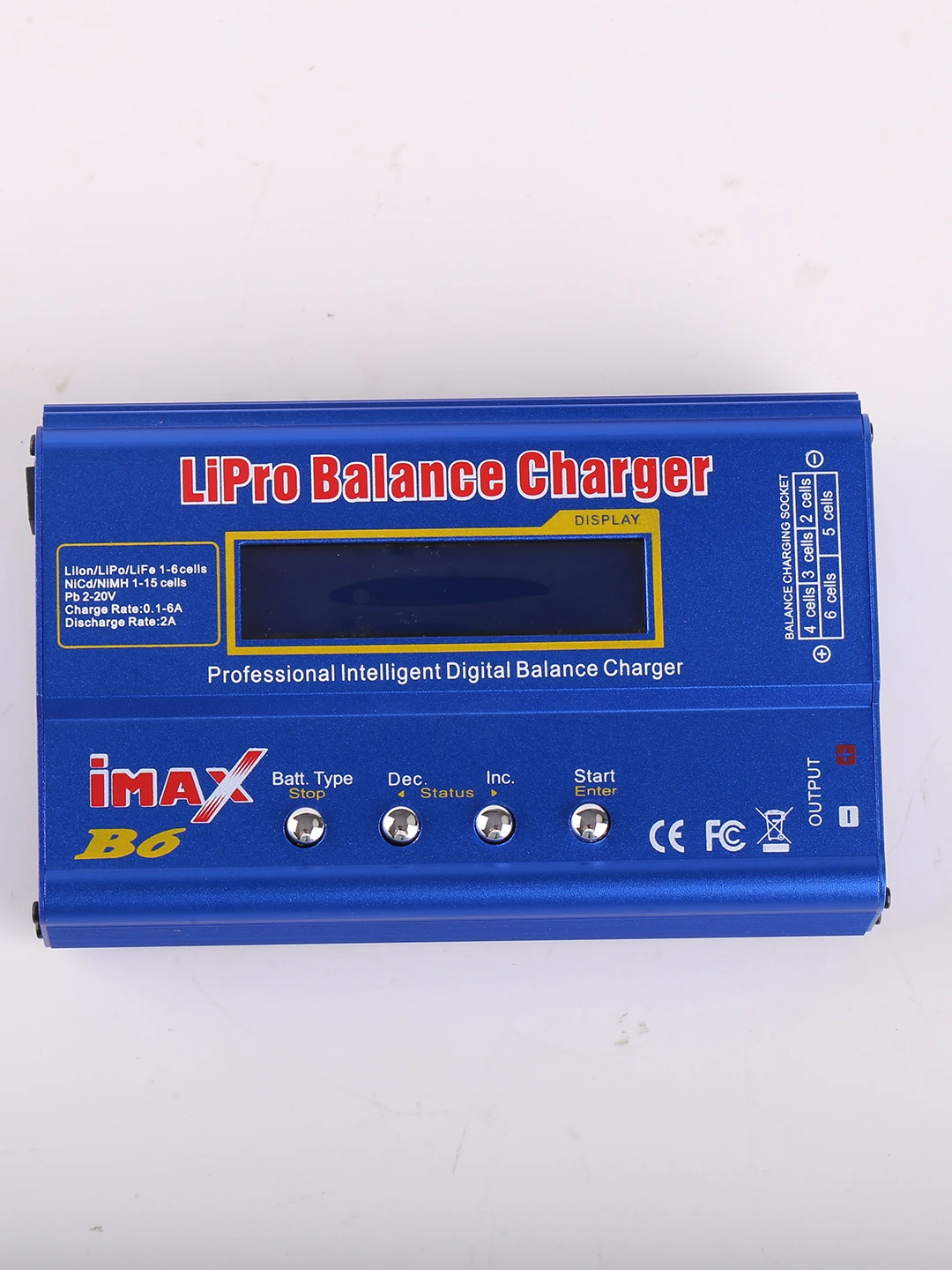 B6 50W 80W 6A caricabatteria Lipo NiMh li-ion Ni-Cd Digital B6 Lipro Balance Charger scaricatore