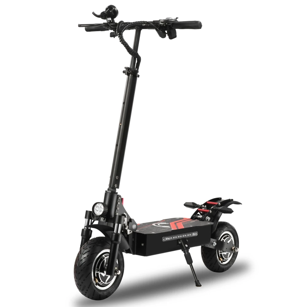 Powerful 52V 10 Inch Electric Scooter with Seat Adult Two-Wheel Scooter for Europe and USA Europe and USA Warehouse