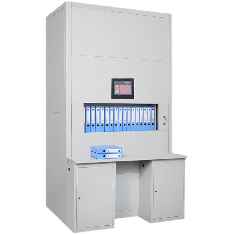 File storage disk, computer networking, lifting and positioning intensive cabinet, office file rotary cabinet y